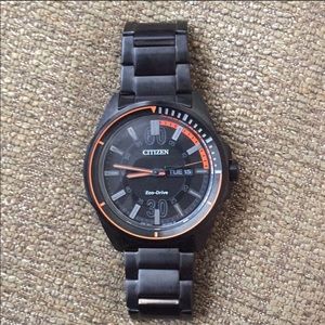 Men’s Citizen watch. All black. Never worn!!